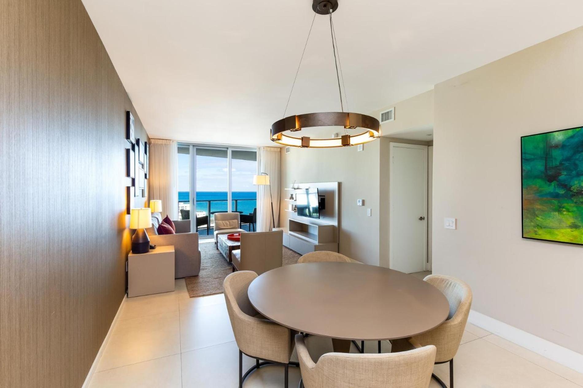 Ocean View 1 Bed On The Beach 19Th Floor Hollywood Hallandale Beach Exterior photo