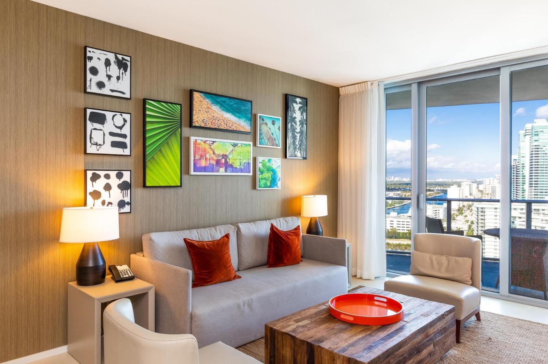 Ocean View 1 Bed On The Beach 19Th Floor Hollywood Hallandale Beach Exterior photo